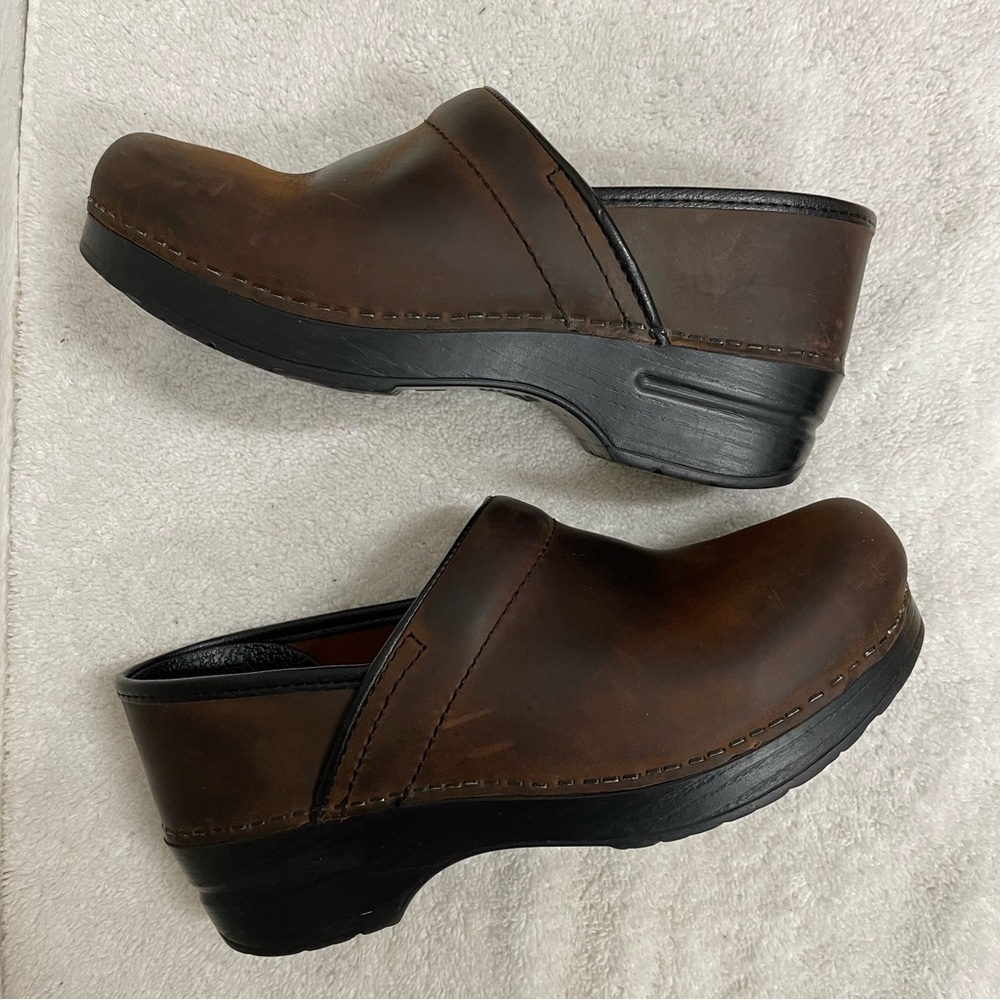 Dansko Leather Clogs